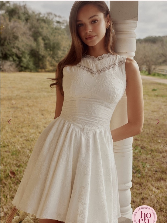 House of CB Dresses & Skirts - House of CB Scarlett White Lace Mini Dress